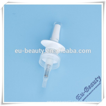 Fine snap on nasal sprayer pump